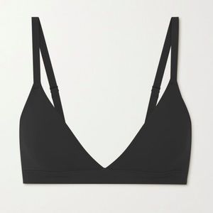 SKIMS Fits Everybody triangle bralette - Onyx
